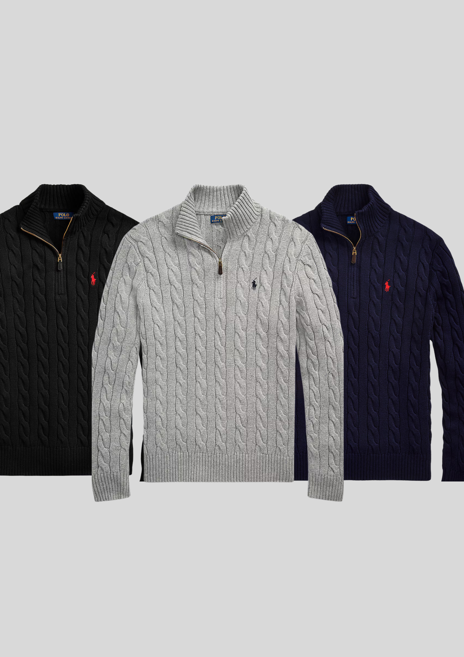 RALPH LAUREN QUARTER ZIP LEVERANCIERS